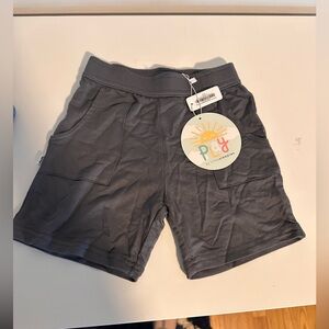 Little Sleepies charcoal Play Terry shorts